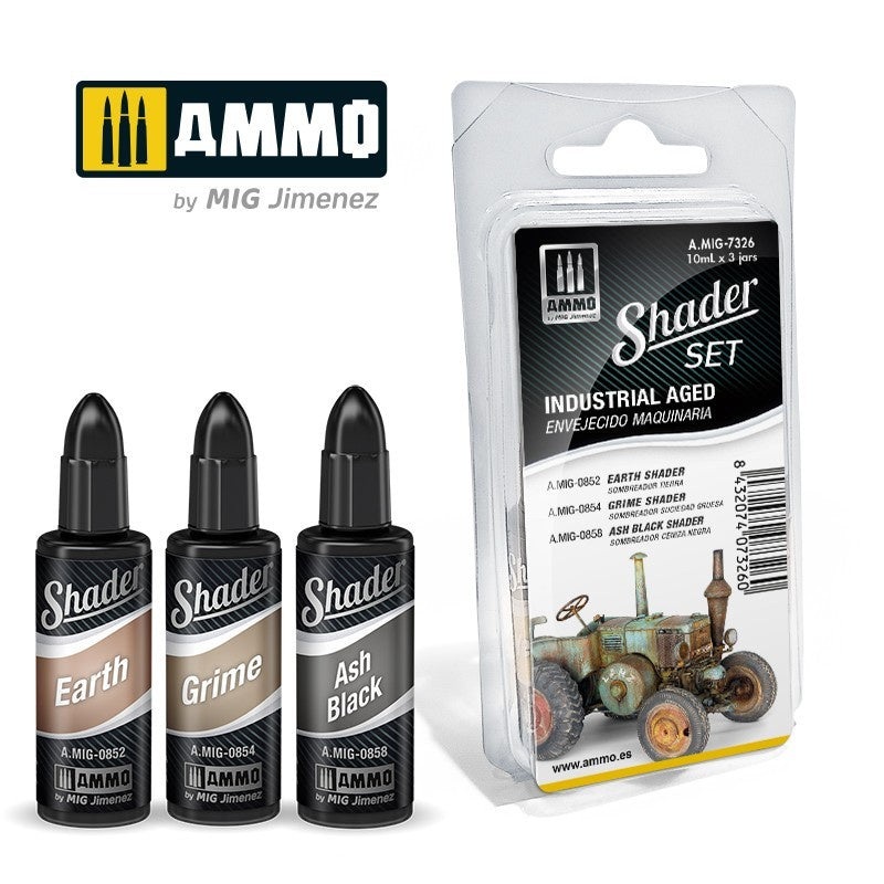 AMMO – 7326 Industrial Aged Matt Shader Set
