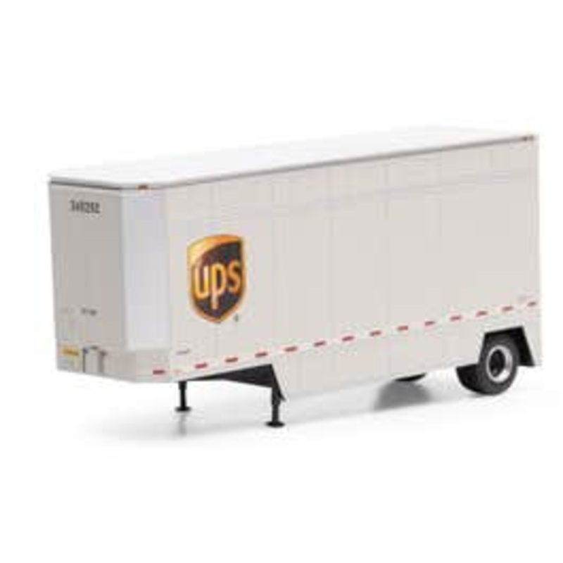 Athearn #90212 28' Drop Sill Trailer UPS w/Shield #348292