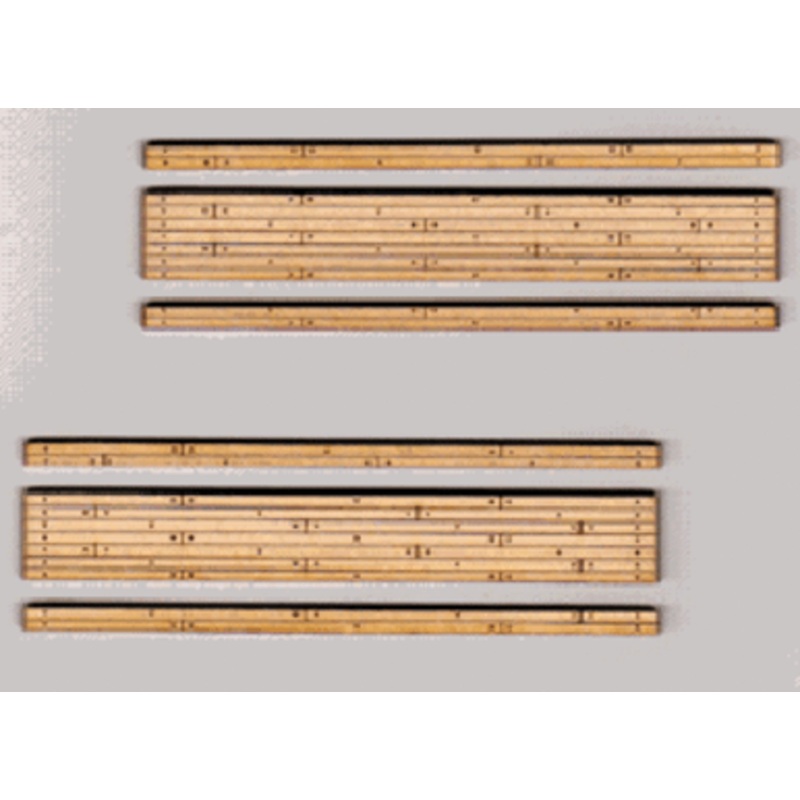 Blair Line 018 N Scale Laser Cut 2-Lane Wood Grade Crossings (12)
