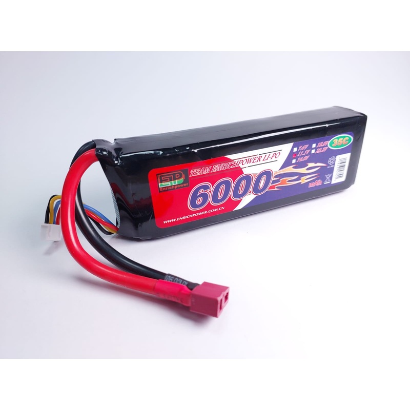 Enrichpower – 11.1V Battery 6000mAH Lipo 35C (Deans)