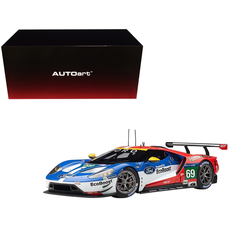 Ford GT #69 Ryan Briscoe – Richard Westbrook – Scott Dixon “Ford Chip Ganassi Team USA” 24H Le Mans (2016) 1/18 Model Car by Autoart