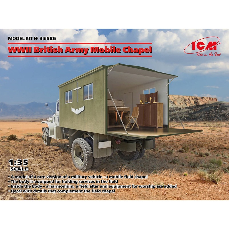 ICM – 1/35 WWII British Army Mobile Chapel