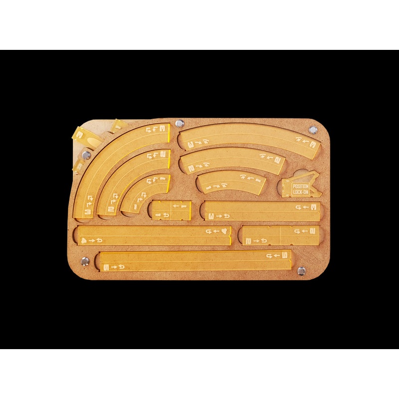 Micro Art Studio – Space Fighter Maneuver Tray 2.0 – Yellow (P00226)