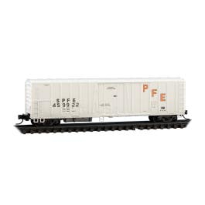 Micro Trains 08100080 N Rib Side Mechancial Reefer Pacific Fruit Express – Rd# 459922