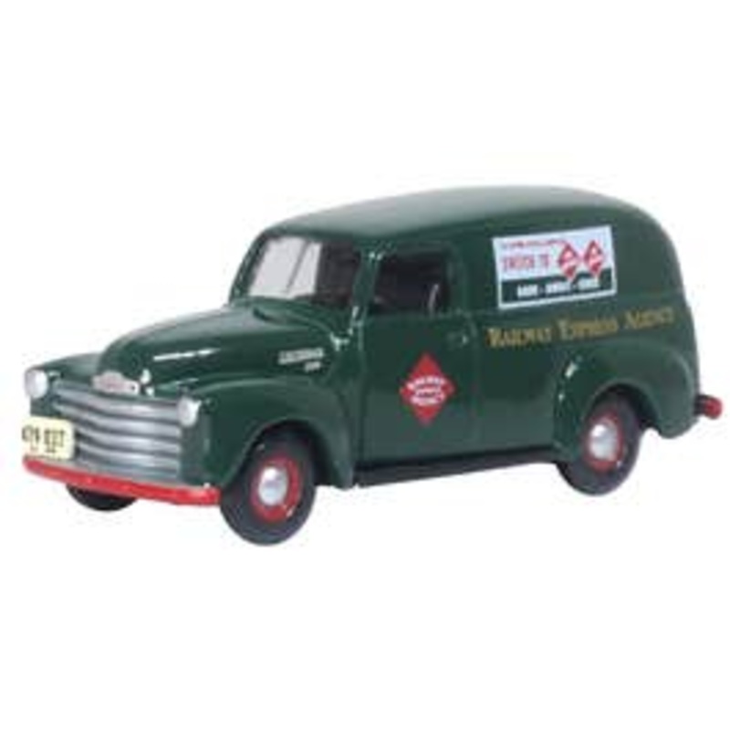 Oxford 87CV50005 HO 1950 Chevrolet Panel Van Railway Express Agency