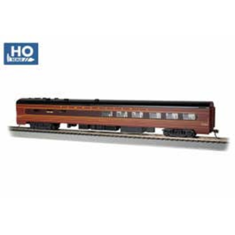 Bachmann #14804  85' SMOOTH-SIDE DINING CAR with LIGHTED INTERIOR – PRR #4420 – FLEET OF MODERNISM