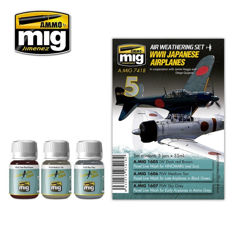 AMMO – 7418 WWII Japanese Airplanes (Air Weathering Set)