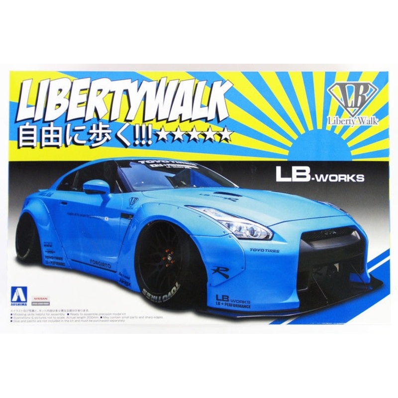 Aoshima – 1/24 Nissan LB Works R35 GT-R Ver 1