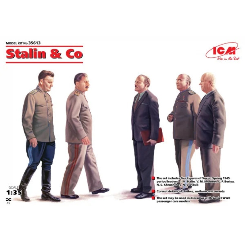 ICM – 1/35 Stalin & Co 4 Figures