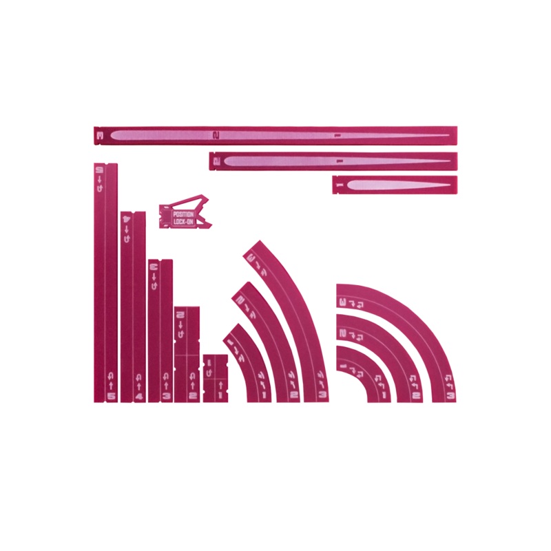 Micro Art Studio – Space Fighter Maneuver Tray 2.0 – Crimson (P00204)