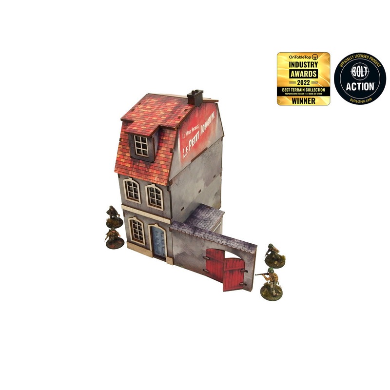 Micro Art Studio – WW2 Normandy  Townhouse 1  (H00125)