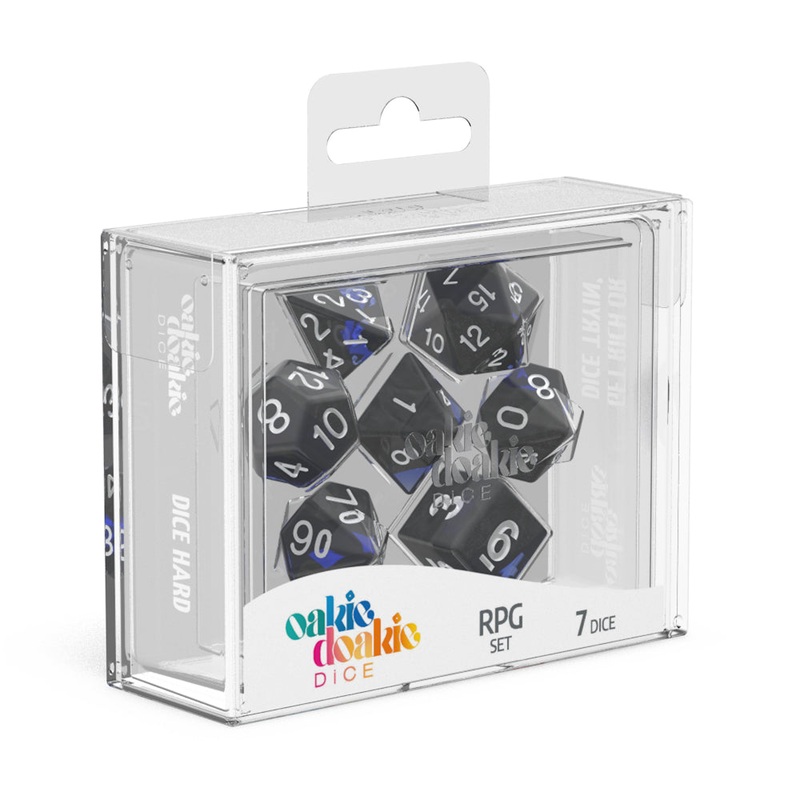 Oakie Doakie Dice – RPG Set Enclave Sapphire (7)