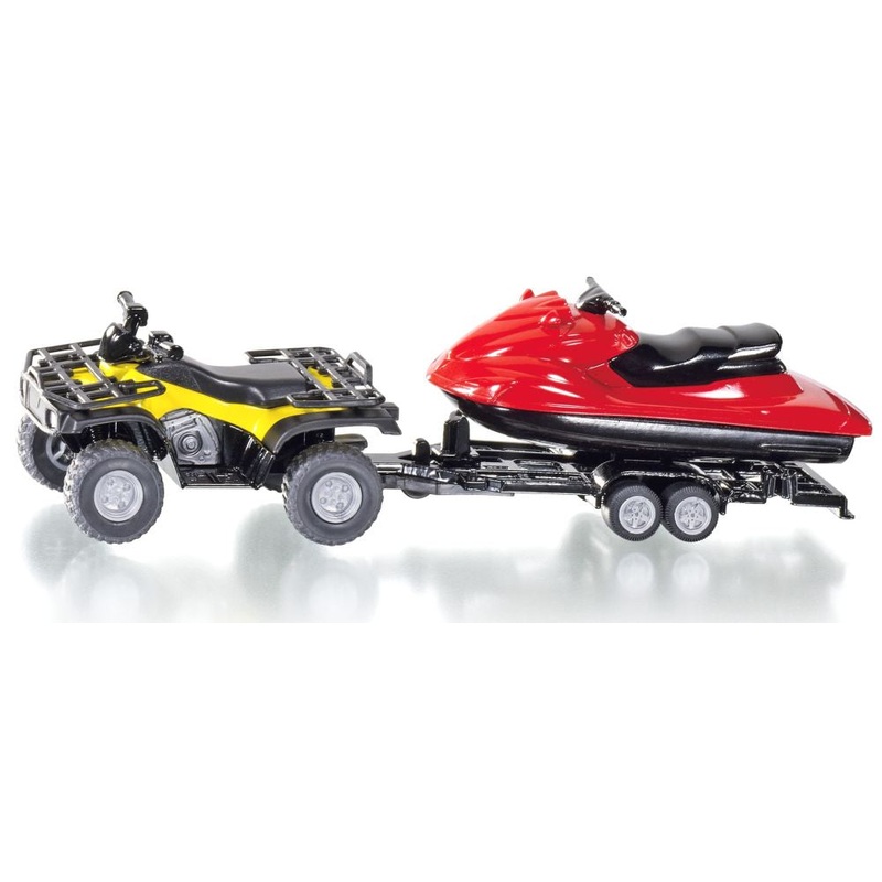Siku – 1/50 Quadbike W/ Jetski & Trailer