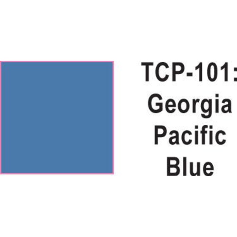 Tru Color TCP-101 Georgia Pacific Blue Paint 1 ounce