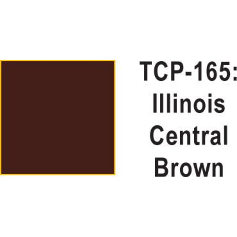 Tru Color TCP-165 Illinois Central Brown Paint 1 ounce