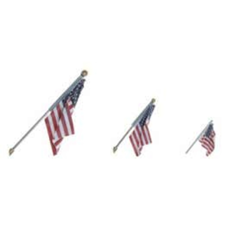 Woodland Scenics JP5954 HO Medium US Flag- Wall Mount
