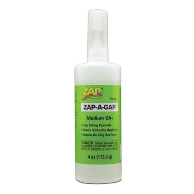 Zap-A-Gap 425 Medium CA+, Gap Filling, 4 Oz.