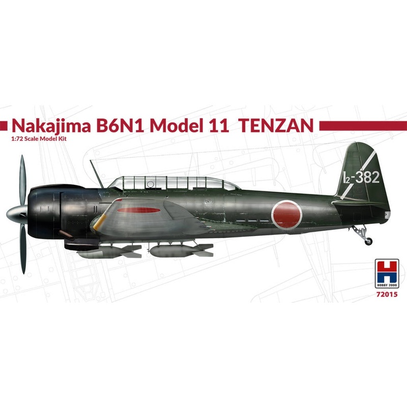Hobby 2000 – 1/72 Nakajima B6N1 Model 11 Tenzam