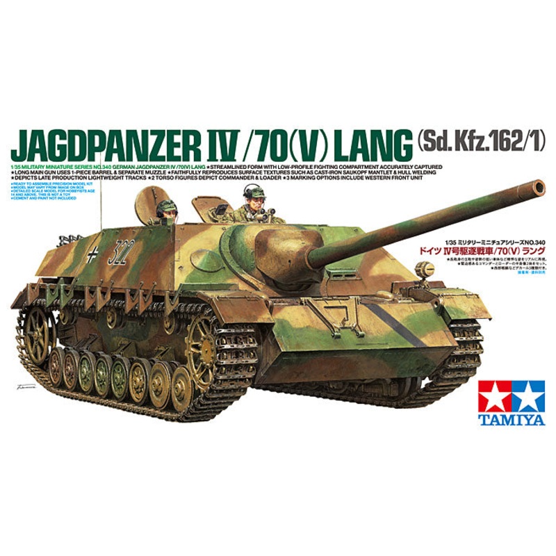 Tamiya – 1/35 German Jagdpanzer IV /70(V) Lang (Sd.Kfz.162/1)