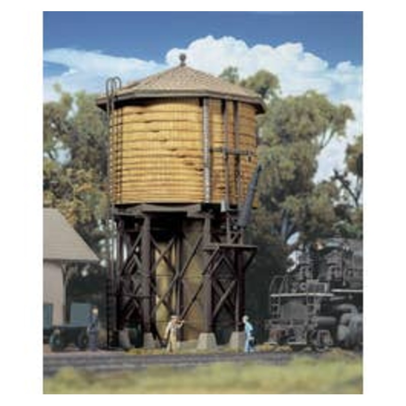 Walthers #933-2813 Wood Water Tank (Yellow Ochre) — Built Up