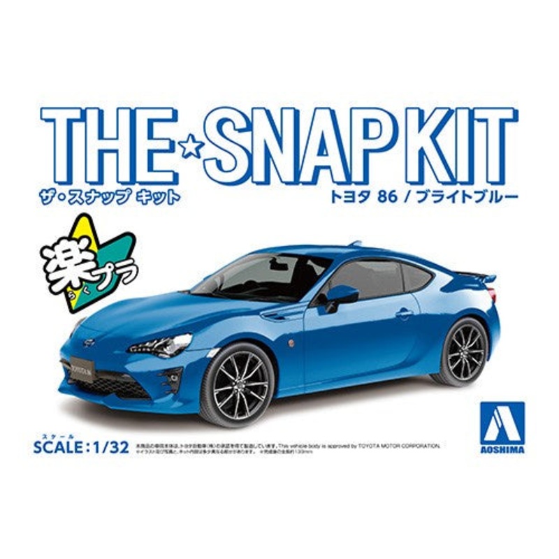 Aoshima – 1/32 Toyota 86 Bright Blue (The Snap Kit)