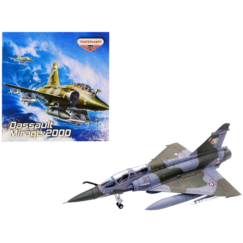 Dassault Mirage 2000N Fighter Aircraft “Escadron de Chasse 2/4 La Fayette Luxeuil” (2004) French Air Force “Wing” Series 1/72 Diecast Model by Panzerkampf