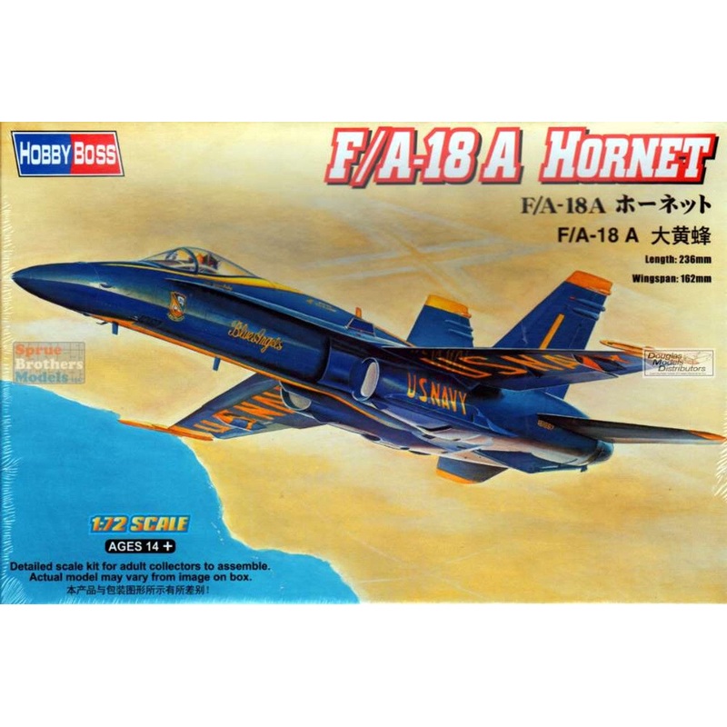 Hobby Boss – 1/72 F/A-18a Hornet (80268)
