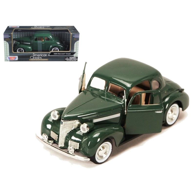 Motor Max – 1/24 Chevrolet Coupe 1939 (Arabian Green)