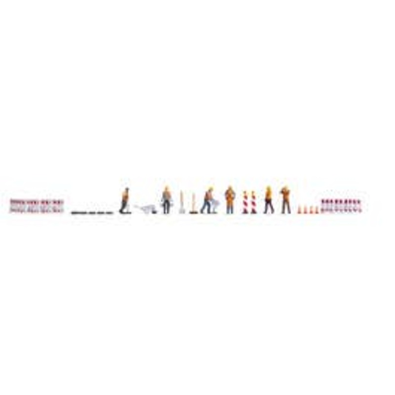 NOCH 16262  HO Themed Figures Set Roadworks