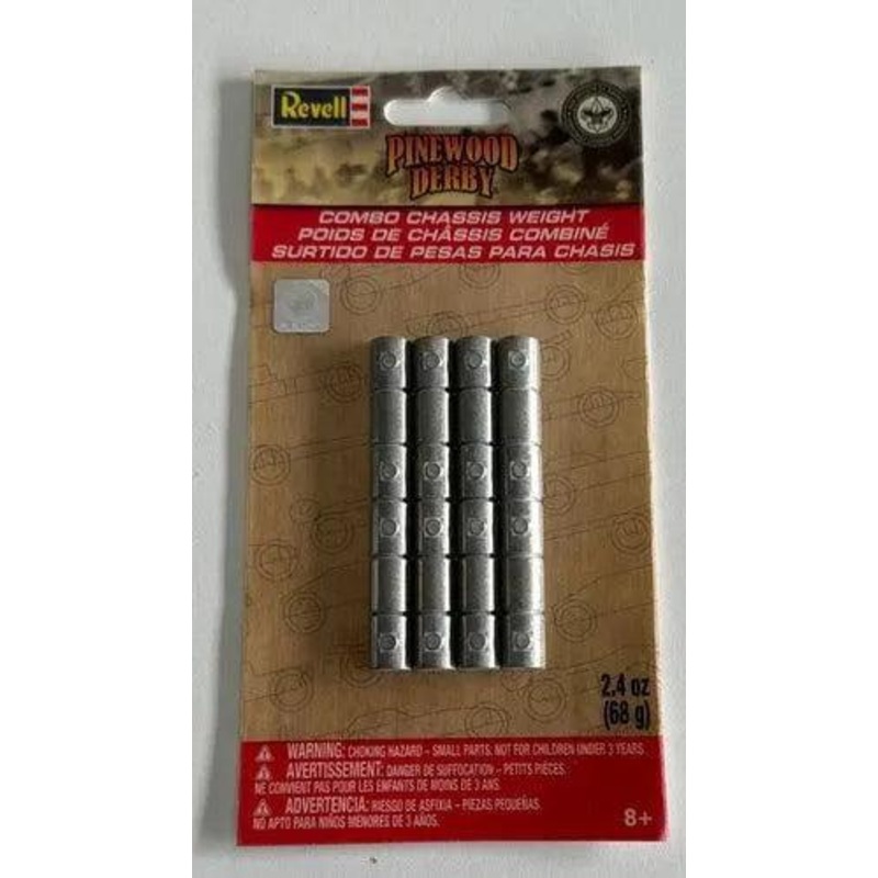 Revell Pinewood Derby Combo Chassis Weight
