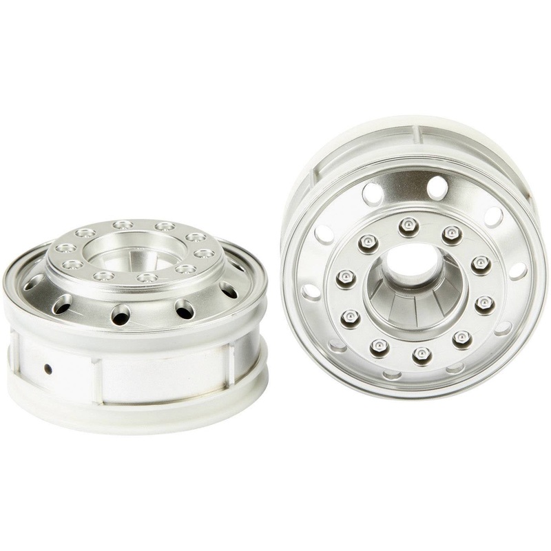 Tamiya – Plated Front Wheels (22mm/Matte)