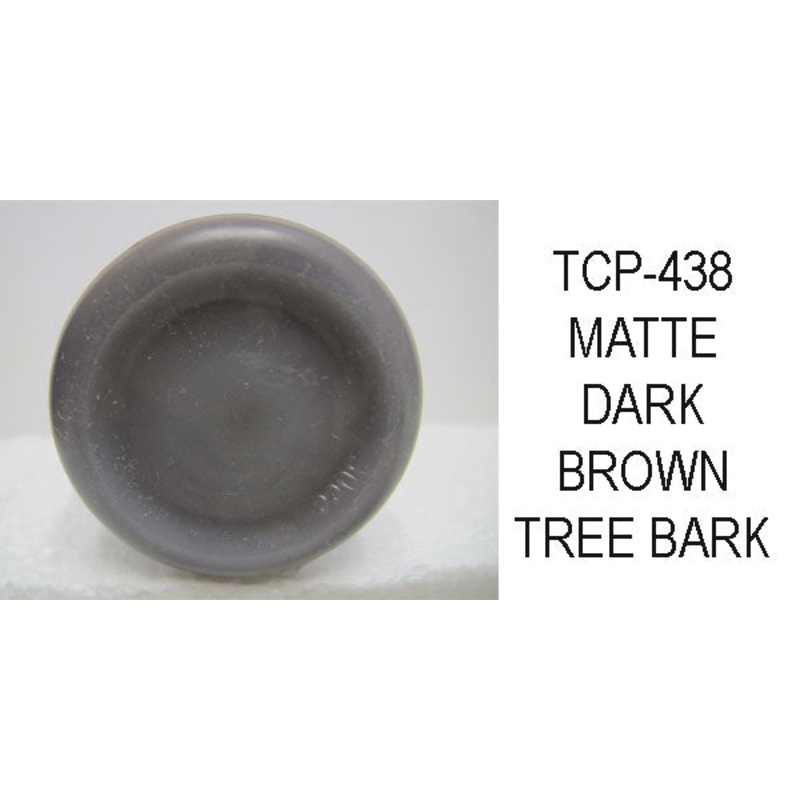 Tru Color TCP-438 Matte Dark Brown, Tree Bark, Paint 1 ounce