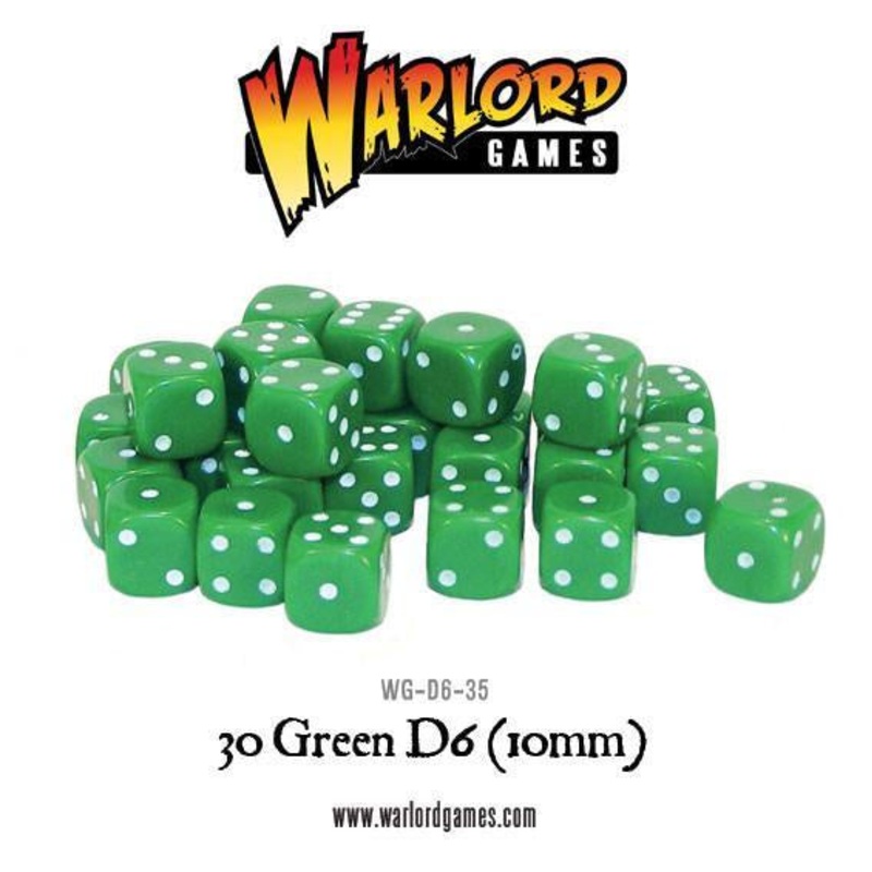 Warlord – Spot dice 10mm – Green (30)