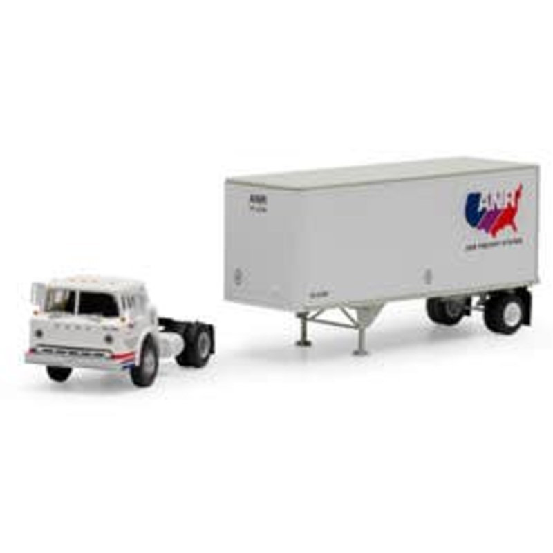 Athearn 90993  HO Ford C Tractor with 28 Trailer – ANR Freight Systems