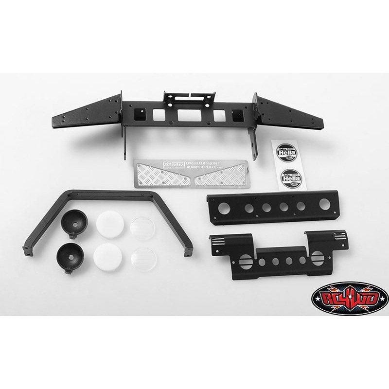 CC Hand – Metal Front Bumper w/Stinger & Lights Gelande