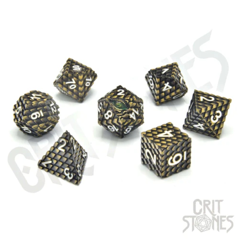 CritStones –  Metal RPG Dice Set – Drudaxizius