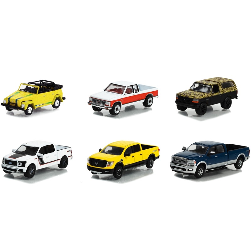 “All Terrain” Series 14 Set of 6 pieces 1/64 Diecast Model Cars by Greenlight – Perfect Christmas Gift