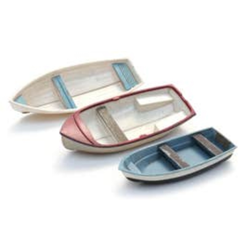 Artitec 387.615  HO Polyester rowing boats (3x)