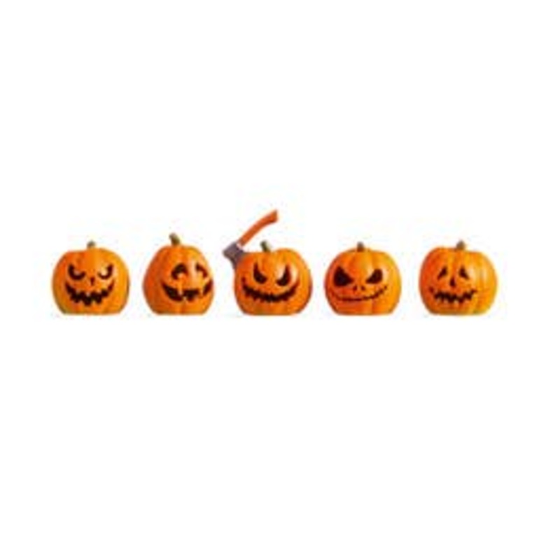 NOCH 51210  HO Pumpkins, illuminated 5pcs