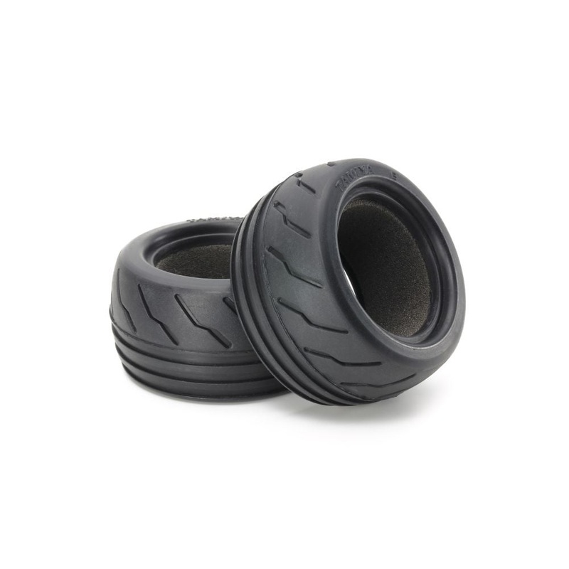 Tamiya – T3-01 Rear Wide Semi-Slick Tires (2pcs.)