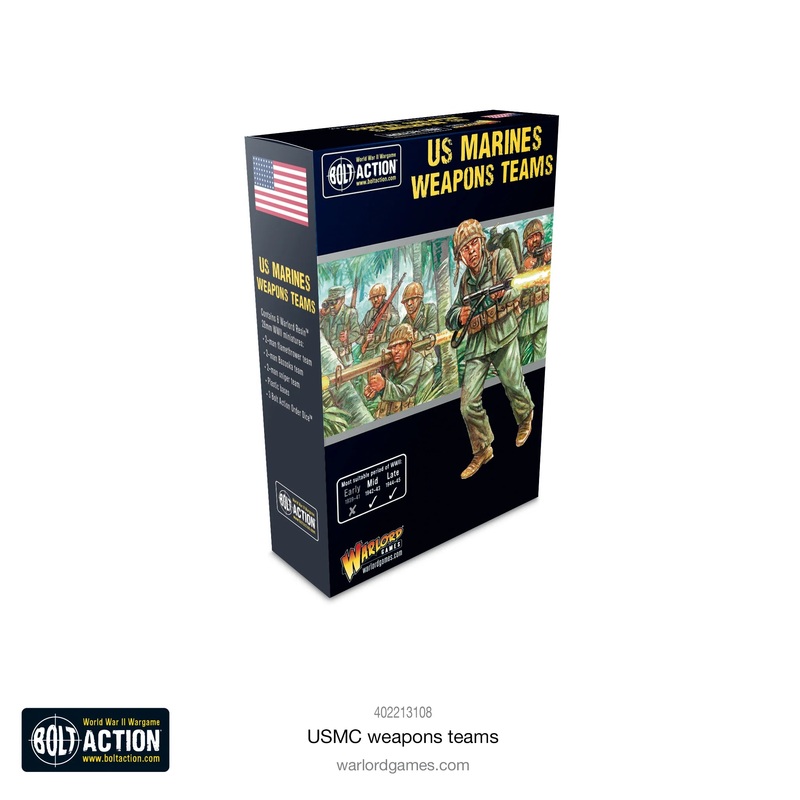 Warlord – Bolt Action: USMC Weapons Teams