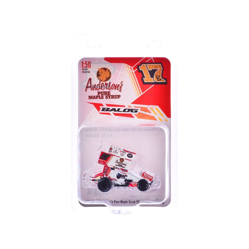 Winged Sprint Car #17B Bill Balog “Anderson’s Pure Maple Syrup” (2025) 1/50 Diecast Model Car by ACME