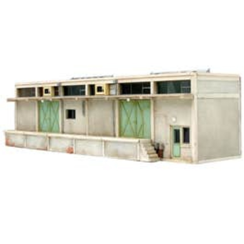 Artitec 10.214  HO Refrigerated warehouse (half-relief) Kit