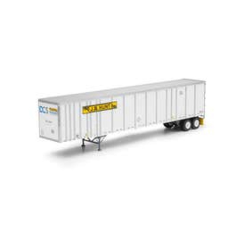 Athearn 72824 HO 53ft Wabash Plate Trailer JB Hunt #36849