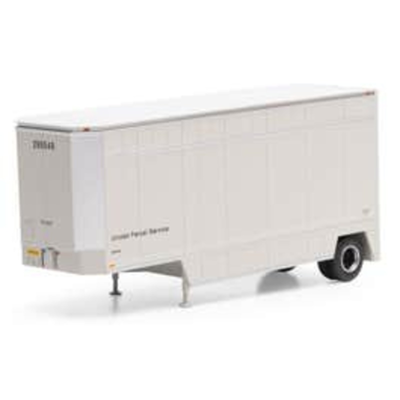 Athearn #90206 28' Drop Sill TrailerUPS/No Shield #299649