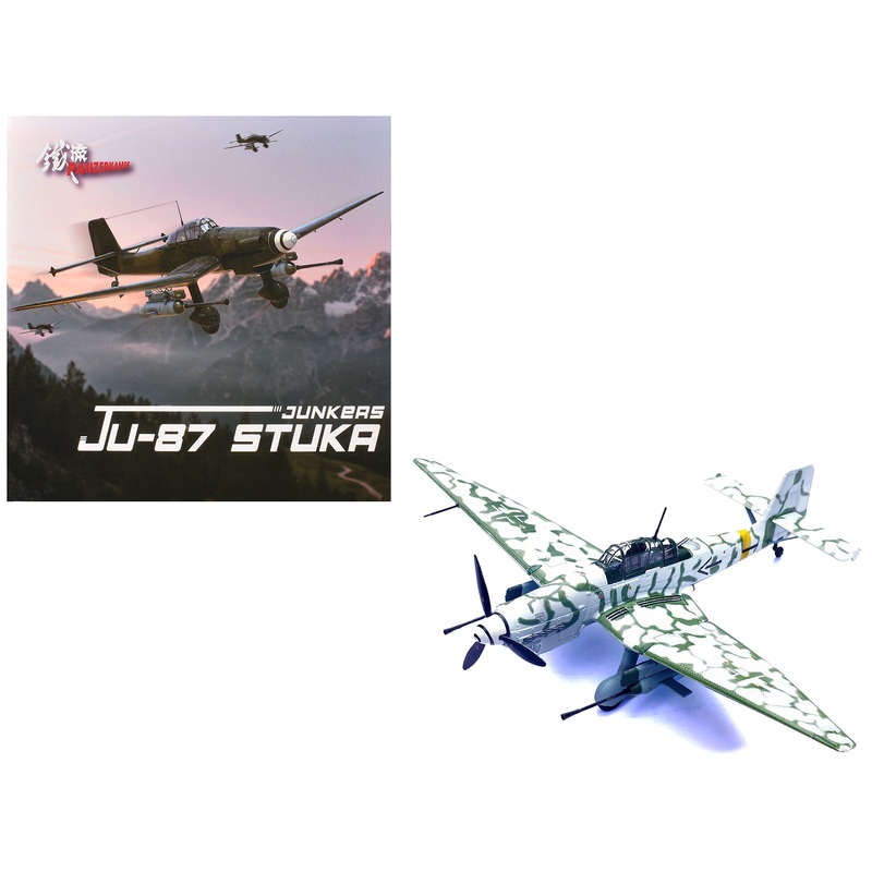 Junkers Ju 87G2 Stuka Bomber Aircraft “10.(Pz)/SG 2 Immelmann Markisch Friedland Pomerania” (1945) German Luftwaffe “Wing” Series 1/72 Diecast Model by Panzerkampf