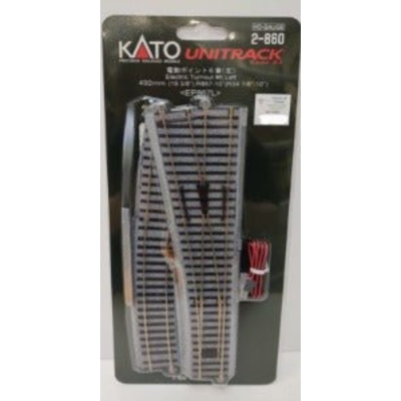 Kato 2-860 HO, Unitrack, Number 6, Remote Left Hand