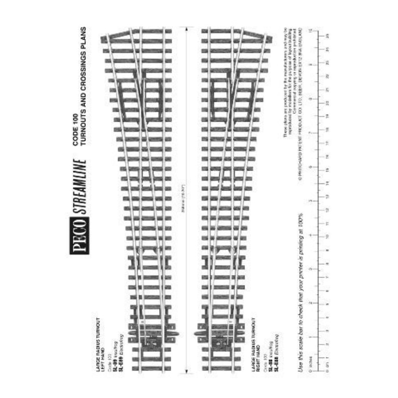 Peco SL-89 HO Scale HO L/H T/O #8 Code 100NS Insulated