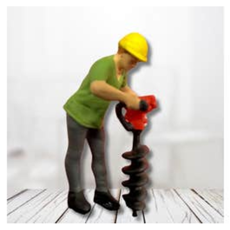 Preiser 28263  HO Man with Auger