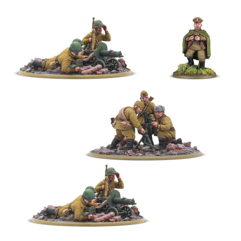 Warlord – Bolt Action: Soviet Infantry Heavy Weapons Platoon